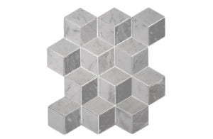 Euro Tile Stone 3-D Rombi Bianco