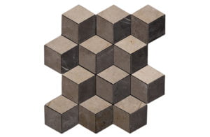 Euro Tile Stone 3-D Rombi Grigio