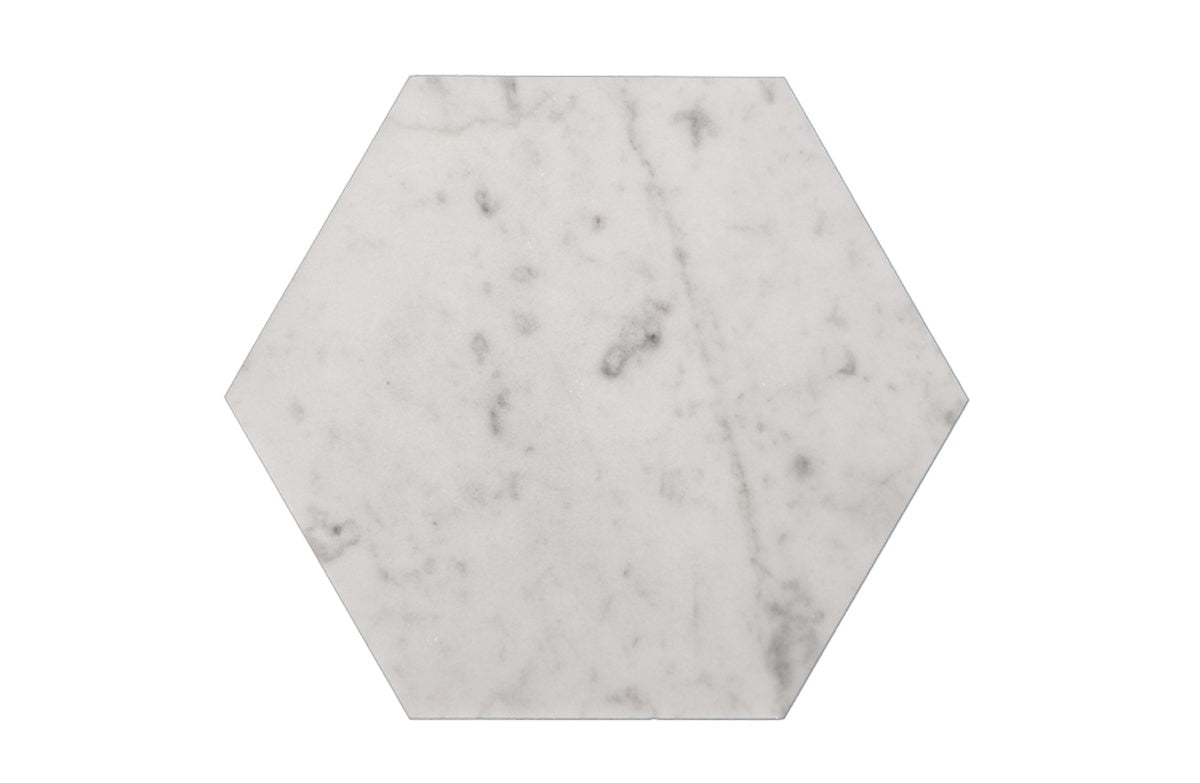 Euro Tile Stone Bianco Carrara Hexagon