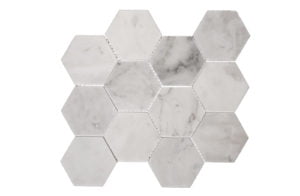 Euro Tile Stone Bianco Gioia Hexagon