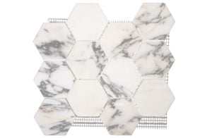Euro Tile Stone Calacatta Hexagon