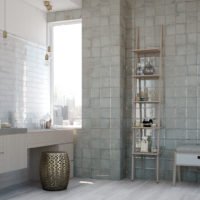 Euro Tile Stone Alchima Pearl White Salle de bain