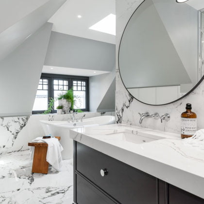 Euro Tile Stone Artium Bathroom Floor and Wall Tile