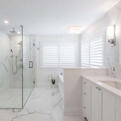 Marble Look Artium Design Build Bathroom