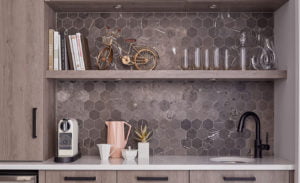 Hexagon Mosaic Backsplash Astro Design Centre