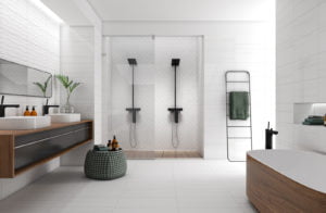 Euro Tile Stone Belle Arti Dolomite Bathroom