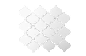 Euro Tile Stone Big Lantern Matte White