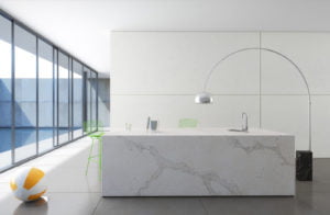 Euro Tile Stone Caesarstone Quartz Countertop 5131 Calacatta Nuvo Kitchen