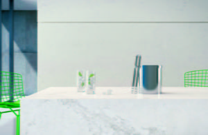 Euro Tile Stone Caesarstone Quartz Countertop 5131 Calacatta Nuvo Kitchen