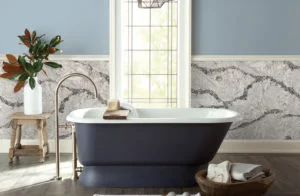 Euro Tile Stone Seagrove Cambria Quartz Countertop Bathroom