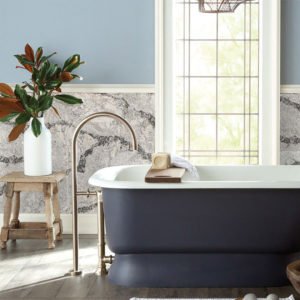 Euro Tile Stone Seagrove Cambria Quartz Countertop Bathroom