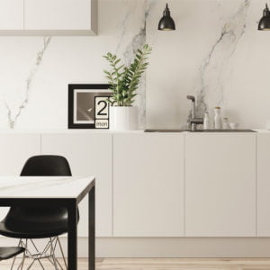 Euro Tile Stone 12mm Porcelain Slab Countertop Blanco Kitchen