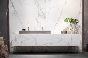 Euro Tile Stone Syros Porcelain Slab Showroom