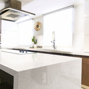 Euro Tile Stone Cambria Weybourne Quartz Kitchen
