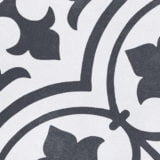 Euro Tile Stone Cuban White Ornate