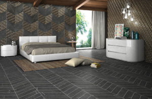 Euro Tile Stone Diamond Marquina Bedroom