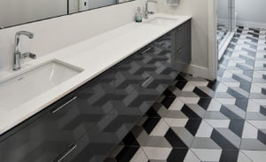 Hexagon Floor Bathroom O'Keefe Fiorenza
