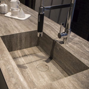 Euro Tile Stone 12mm Porcelain Slab Countertop Geo Gris