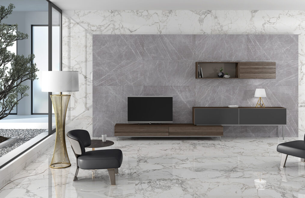 eurotilestonegreystoneargentlivingroomfloorwall Euro Tile