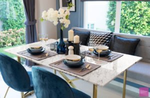 Euro Tile Stone Hanstone Quartz Countertop Mercer Dining Room Table