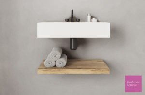Euro Tile Stone Hanstone Countertop Metropolitan Bathroom
