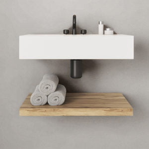 Euro Tile Stone Hanstone Countertop Metropolitan Bathroom
