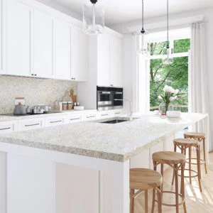 Euro Tile Stone Hanstone Quartz Countertops Oceana Kitchen