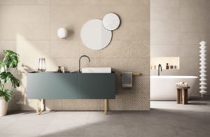 Euro Tile Stone Horizon Sky Sunset Bathroom