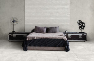 Euro Tile Stone Industrial White Bedroom