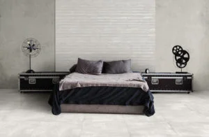 Euro Tile Stone Industrial White Bedroom