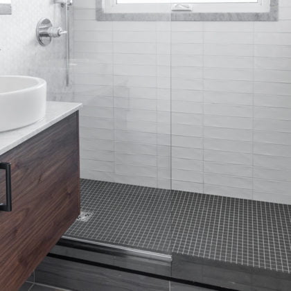 Iron and Ivory Residential Bathroom White