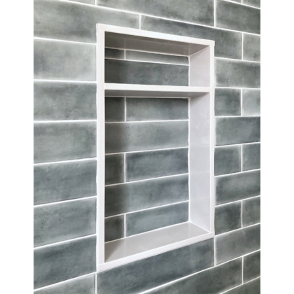 Niche Blue Subway Tile KODA Interiors