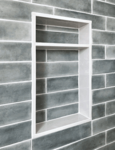 Niche Blue Subway Tile KODA Interiors