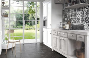 Euro Tile Stone Magistra Patterned Backsplash Kitchen