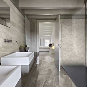 Euro Tile Stone Main Stone Grey Bathroom