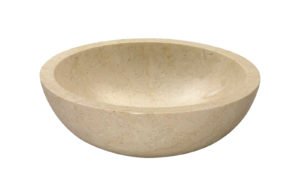 Euro Tile & Stone Marmil Lavabo Beige Tondo Sink
