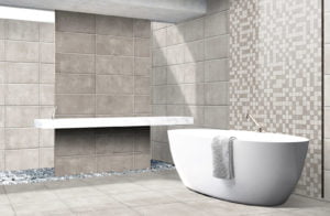 Euro Tile Stone Neo Gris Bathroom