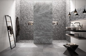 Euro Tile Stone Now Coal Bathroom