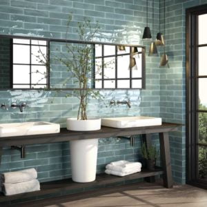 Euro Tile Stone Opal Bathroom