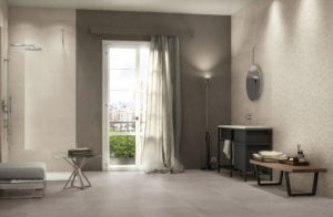 Euro Tile Stone Primestone Silver Bathroom