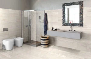 Euro Tile Stone Travertine Bathroom