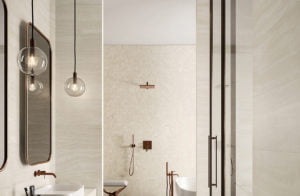 Euro Tile Stone Via Appia Ivory Bathroom