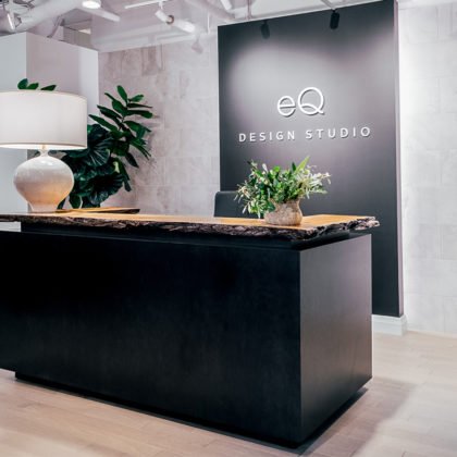 Euro Tile Stone West of Main EQ Deisgn Studio Reception