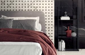 euro-tile-stone-elite-dark-brown-statuario-basketweave-bedroom